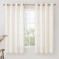 LAMIT Sheer Linen Curtains 63 inches Long by LAMIT