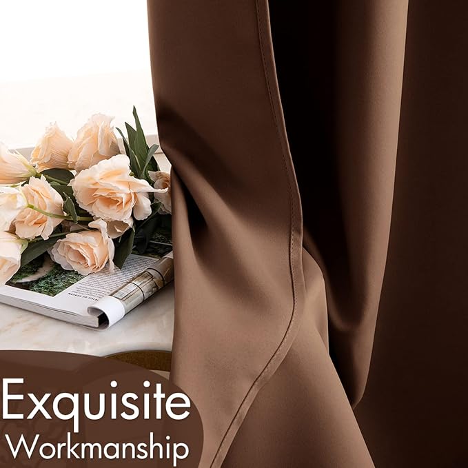 MIULEE Blackout Curtains for Bedroom Living Room Thermal Insulated Room - Image 5