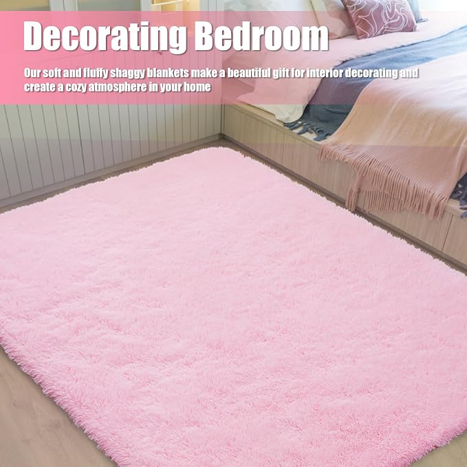 Ultra Soft Fluffy Area Rugs for Bedroom Living Room 10x12, Nursery Rug - Image 6