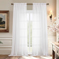 Aiyufeng Voile Sheer White Curtains by Aiyufeng