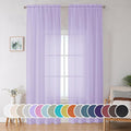 OWENIE Extra Long Sheer Curtains 96 inches Long by OWENIE