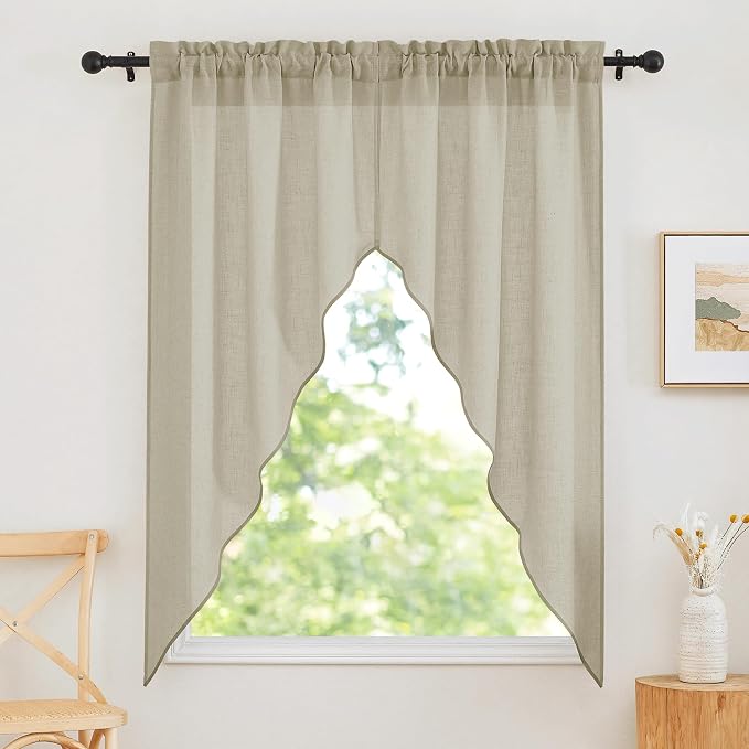 RYB HOME Kitchen Window Curtains by RYBHOME