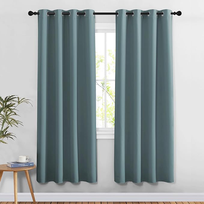NICETOWN Greyish Blue Doorway Curtains by NICETOWN