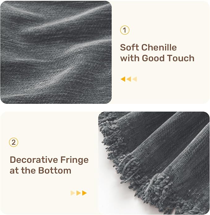 Sectional Couch Covers, 2 Pieces Washable L Shaped Couch Covers Sofa Blanket - Image 6