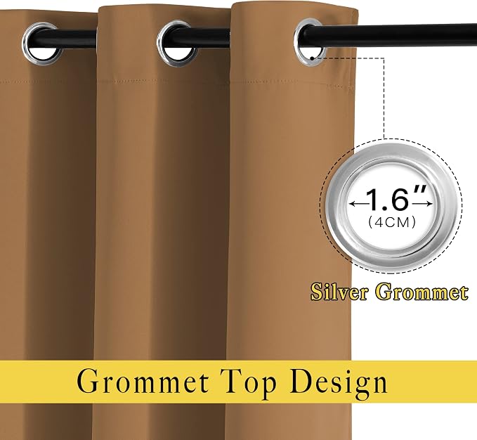 NICETOWN Blackout 78 inch Curtains - Image 2