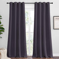 NICETOWN Greyish Purple Blackout Curtains 102 inches Length by NICETOWN