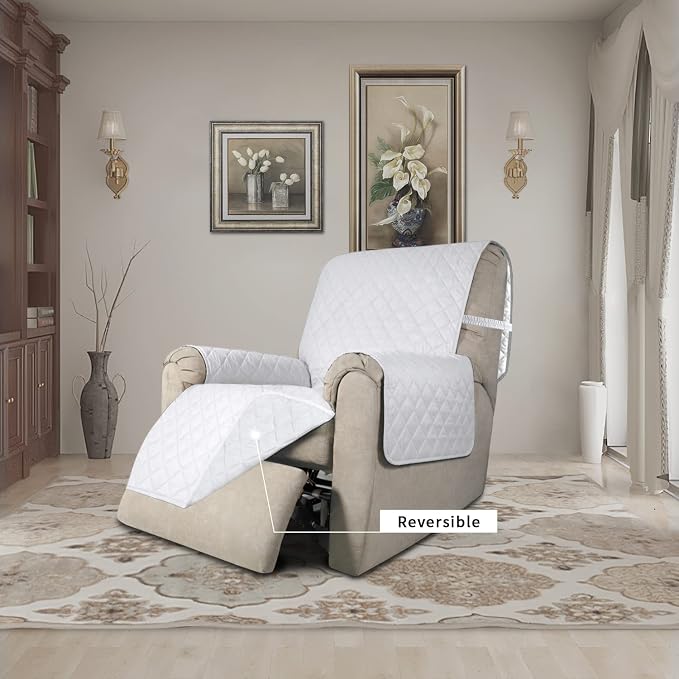 Easy-Going Recliner Chair Slipcover Reversible Sofa Cover Water Resistant Couch - Image 2