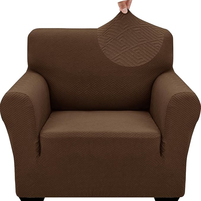 ZNSAYOTX 1 Piece Jacquard Chair Slipcovers by ZNSAYOTX