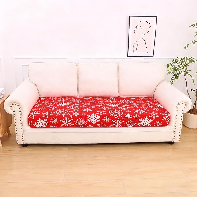 hyha Printed Couch Cushion Covers, Floral Sofa Covers Washable - Image 6
