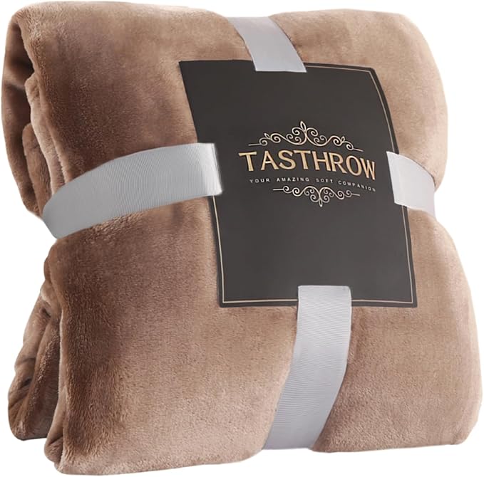 TASTHROW Large Flannel Fleece Throw Blanket, 50×70 Inch by TASTHROW