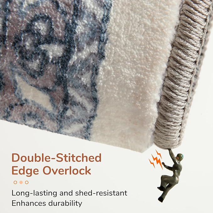 OPPODREAM Soft Area Rugs 4x6, Low-Pile Washable Rugs 4x6 - Image 3