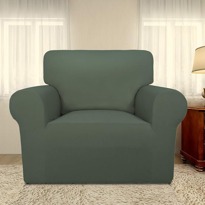 PureFit Super Stretch Chair Sofa Slipcover – Spandex Non Slip Soft Couch Sofa - Image 2
