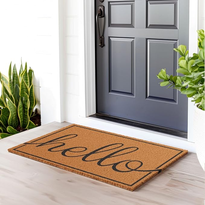 Barnyard Designs Natural Coco Coir Heavy Duty Backing Doormat - Image 2