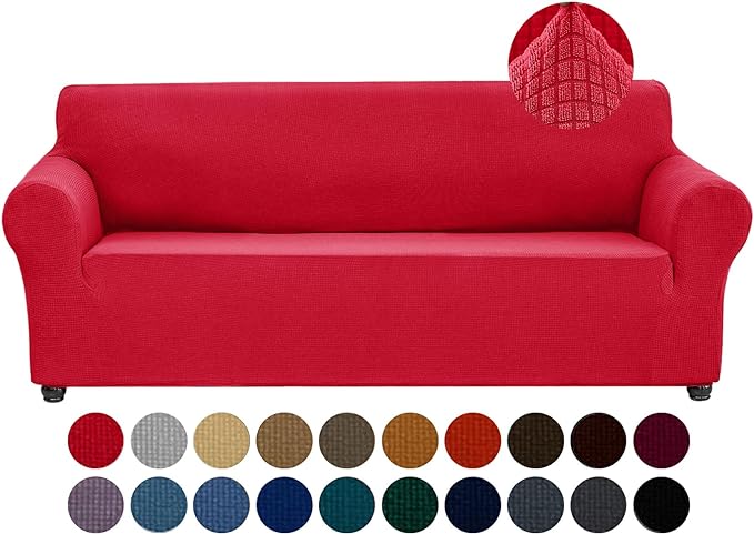 Joccun Christmas Stretch Couch Cover Slipcovers, 1-Piece Sofa Covers by Joccun