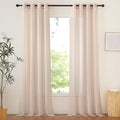 NICETOWN Taupe Voile Sheer Curtains 108 inches Long by NICETOWN