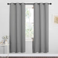 NICETOWN Silver Grey Blackout Curtain Panels by NICETOWN