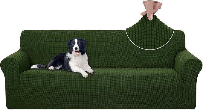 U-NICE HOME 4 Seater Stretch Couch Cover Sofa Cover Washable Sofa Slipcover by U-NICEHOME