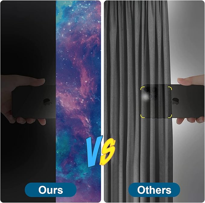 100% Blackout Curtains for Bedroom, Portable DIY Window Blinds, No Drill Window - Image 4