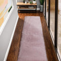 ORINOVA Fluffy Pink Washable Runner Rugs by ORINOVA