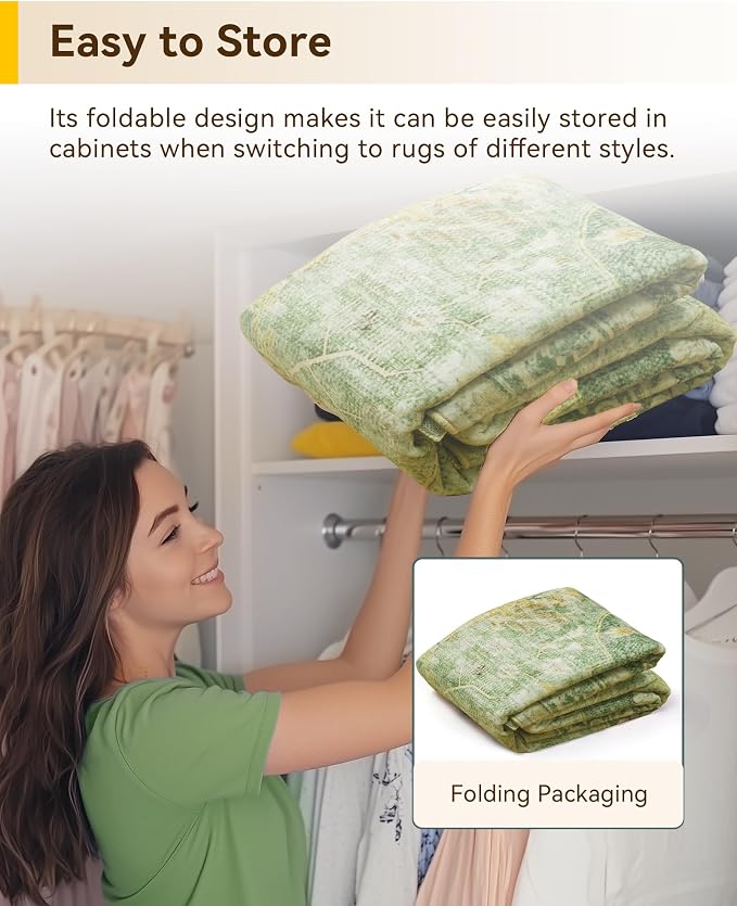 RELEANY Area Rugs 2'6''x4' Kitchen Rugs Entry Rug Small Rugs - Image 4