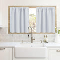 RYB HOME Cafe Curtains 24 inch Length, RV Curtains by RYBHOME