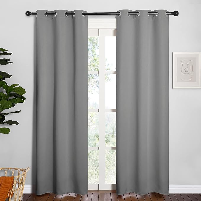 NICETOWN Bedroom Curtains Blackout Drapery Panels, Three Pass Microfiber by NICETOWN