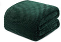 Exclusivo Mezcla Soft Waffle Fleece Bed Blanket King Size, Cozy Flannel by ExclusivoMezcla