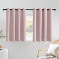 NICETOWN Blush Pink Short Curtains by NICETOWN
