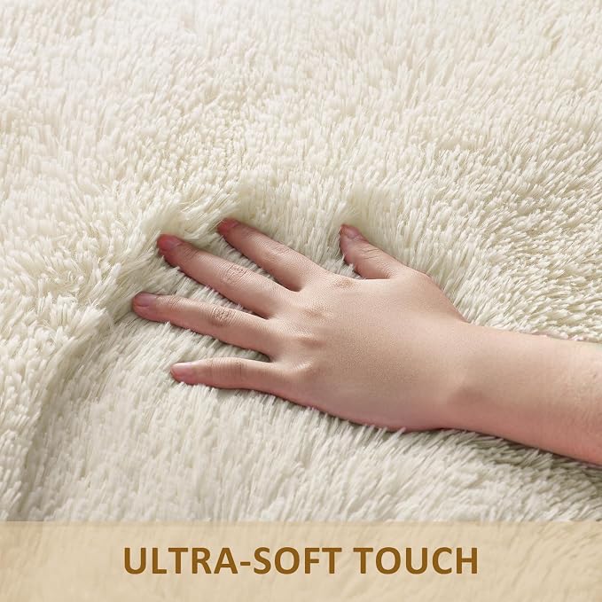 Ophanie Runner Rug for Hallway, 2x5 Upgrade Non-Slip Fluffy Soft Bedside Rugs - Image 2
