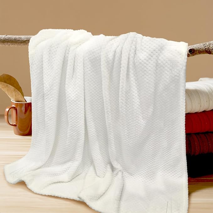 4 Pack Fleece Throw Blankets 50x60 Inches - Image 9