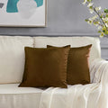 GIGIZAZA Decorative Throw Pillow Covers Set of 2, 22 x 22 Chocolate Couch by GIGIZAZAFocusingonhomedecoration