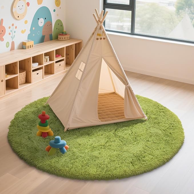 yulidayang Fluffy Round Area Rugs - Image 5