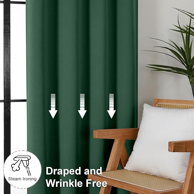 Simplebrand Ever Green Blackout Curtains - Image 7