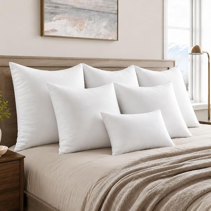 MIULEE 20x26 Throw Pillows Inserts 2 Pack, Decorative Pillows - Image 9