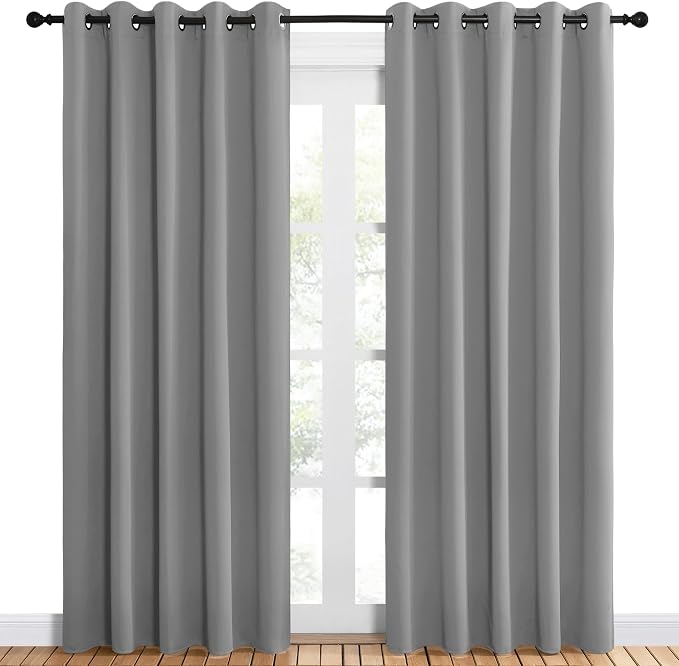 NICETOWN Bedroom Curtains Blackout Drapery Panels, Three Pass Microfiber - Image 2
