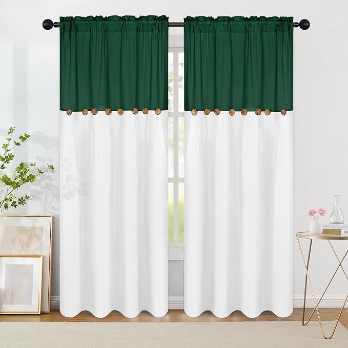 FRAMICS Farmhouse Cotton Linen Curtains - Image 2