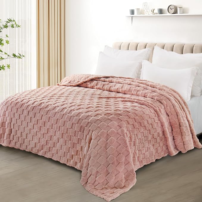 Exclusivo Mezcla Queen Size Flannel Fleece Blanket, Super Soft and Warm - Image 2