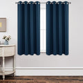 Joydeco Blackout Curtains 63 Inch Length 2 Panels Set, Thermal Insulated Long by JOYDECO