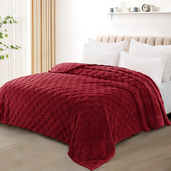 Exclusivo Mezcla Twin Size Flannel Fleece Blanket, Super Soft and Warm - Image 2