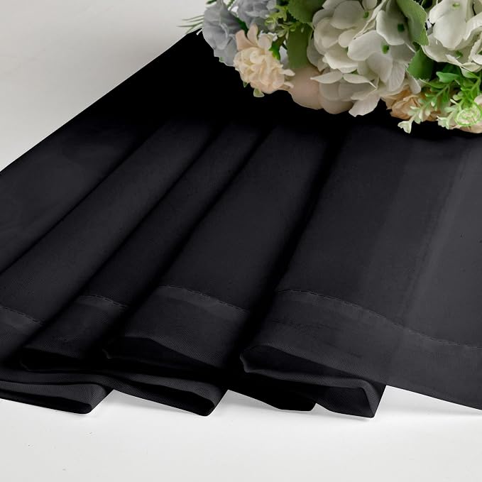 Chyhomenyc Sheer Black Valances - Image 8
