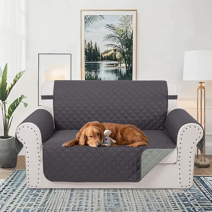 Reversible Loveseat Sofa Covers Couch Cover Furniture Protector - Image 2