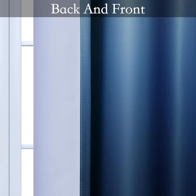 SimpleHome Ombre Room Darkening Curtains - Image 3