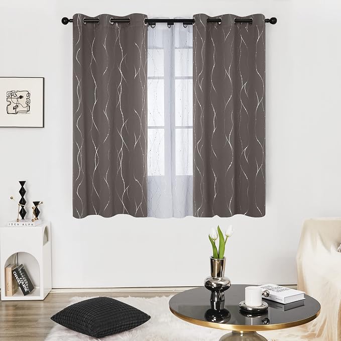 Deconovo Blackout Curtains, Thermal Insulated Soundproof Grommet Drapes - Image 2