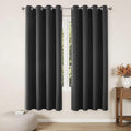 Joydeco Blackout Curtains 63 Inch Length 2 Panels Set, Thermal Insulated Long by JOYDECO