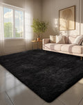 Ophanie 6x9 Black Rugs for Living Room, LargeFluffy Shag Fuzzy Plush Soft by Ophanie