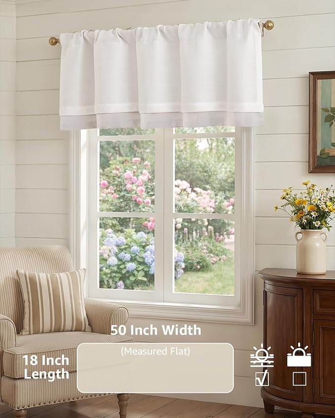 jinchan Curtain Light Filtering Kitchen - Image 5