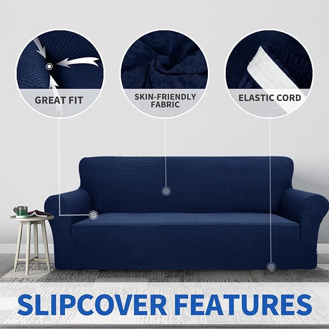 ZNSAYOTX 1 Piece Jacquard Couch Covers - Image 3
