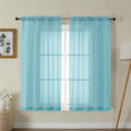 Gwine Sheer Curtains for Bedroom 54 inches Long by Gwine