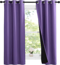 NICETOWN 100% Blackout Short Curtains by NICETOWN