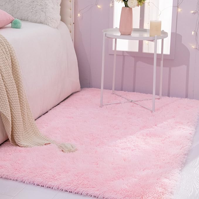 TWINNIS Super Soft Shaggy Rugs Fluffy Carpets, 4x5.9 Feet, Indoor Modern Plush - Image 5